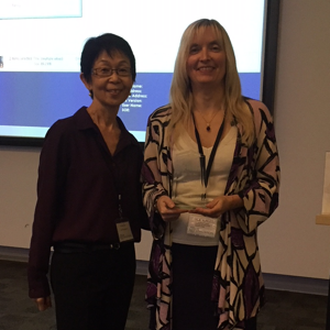 Prof. Chin-Moi Chow with Prof. Carolyn McGregor (conference co-chair and keynote speaker)